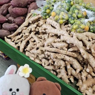 Sweet potato, calamansi, and ginger!