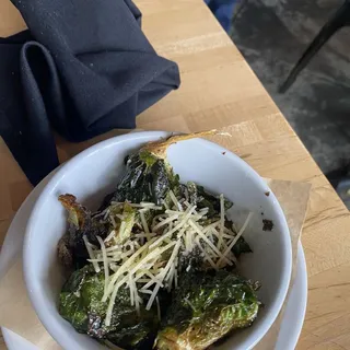 Garlic Parmesan Brussels Sprouts