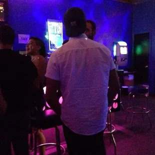 Inside at the bar (slow night...the only way I'd be able to get a picture)