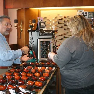 The Briar Shoppe hosts vendor events for pipes, cigars, and tobaccos.