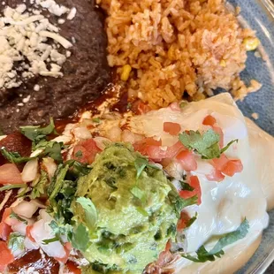 Burrito Lucha Libre-delicious red sauce and pork