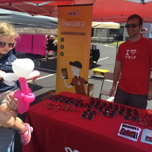 Having a great time with the family!