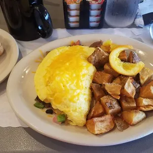 the kitchen sink omelet with home frys