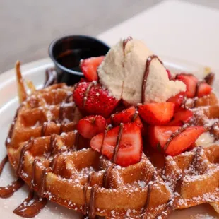 Nutella Waffle @tiffhuangry