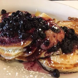 Blueberry Stuffed Pancakes