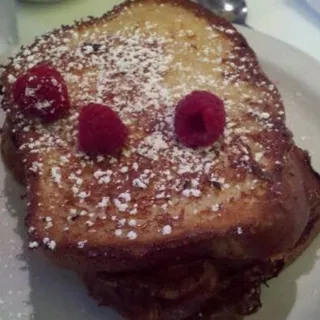 Raspberry and Brie Stuffed Brioche French Toast