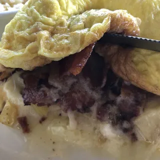Bacon, Apple and Brie Omelette