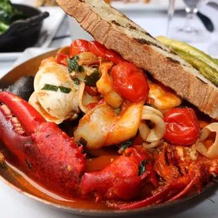 Delicious and filling Brodetto, Seafood lovers Delight!