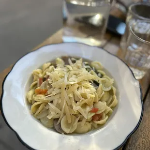 Orecchiette Salsiccia Rapini (do not recommend)