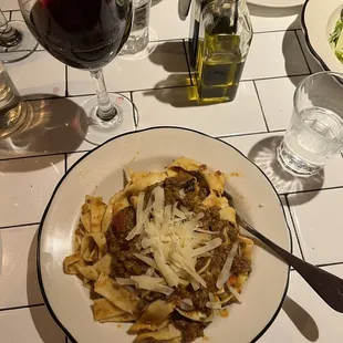 TAGLIATTELLE WITH BOLOGNESE