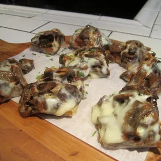 Bruschetta ai Funghi e Montasio