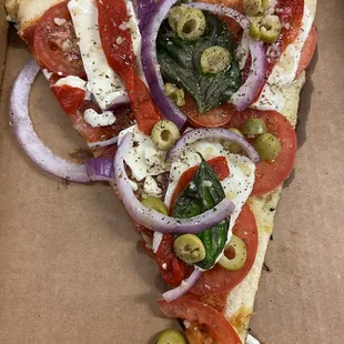 Caprese Pizza - will make you feel go about your choice