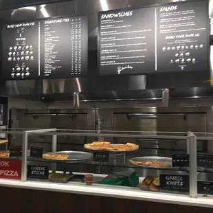 menus on the wall