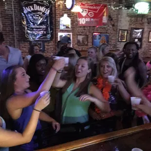 Free shots for the bachelorette party!