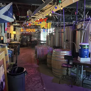 The back of building