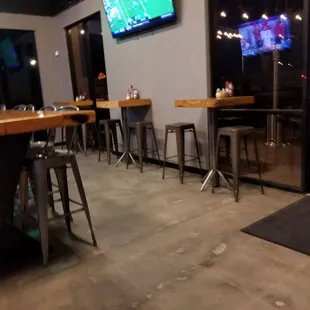 Another interior shot... several wide screen TVs