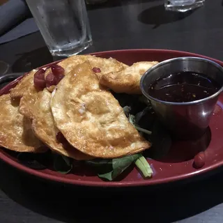 Duck Bacon Wontons