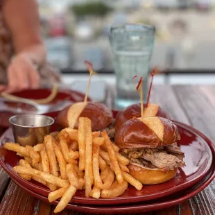 Steak tenderloin sliders - delicious