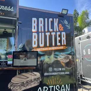 Just arrived at Brick &amp; Butter! The presentation of the truck is awesome and the customer service is great!