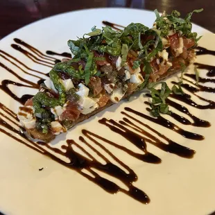 Somehow the bread was crispy under this and the flavor phenomenal!