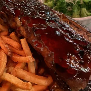 ribs and french fries