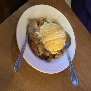 Bread pudding is awesome at the pub!!!!