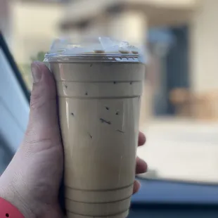 Large cold brew with heavy cream