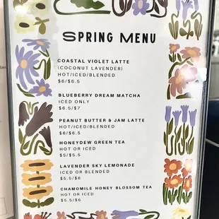Spring line up, drink ur flowers babies