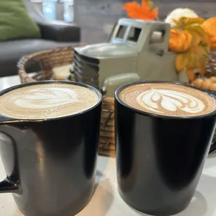 Large White Chocolate Mocha and a Large Mocha. So delicious.