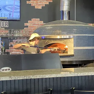 Impressive wood fire pizza oven | Brick City Eatery | January 2023 | Lutz FL