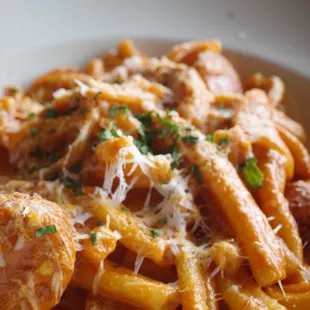 Spicy vodka pasta