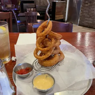 Onion ring tower