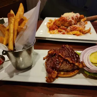 Burger and Fries