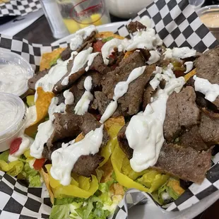 Gyro nachos!