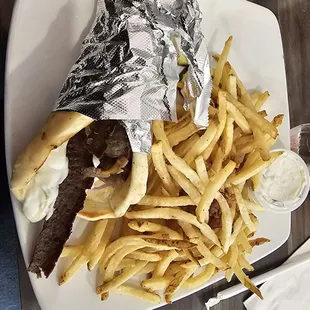 The Authentic Gyro!  YUM!