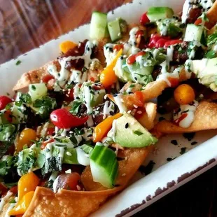 nachos, food
