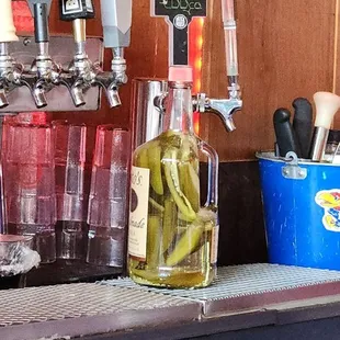 Jalapeno infused vodka