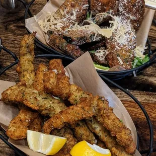Fried Zucchini &amp; Fried Calamari