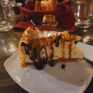 Brick House Restaurant-  side view of home made cheese cake