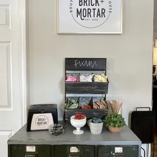 the front of the store