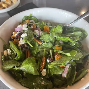 Butternut Squash & Spinach Salad