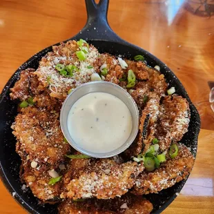 Fried Pickles....overly crispy