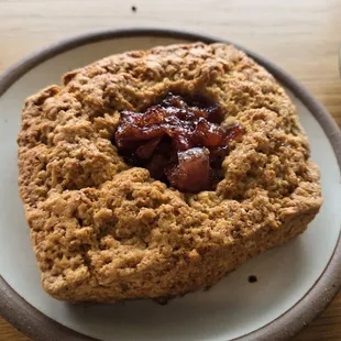 Apple scone - filled with delicious apple jam!