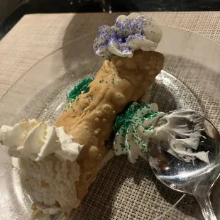 French style festive cannoli