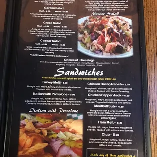 menu, sushi and sashimi