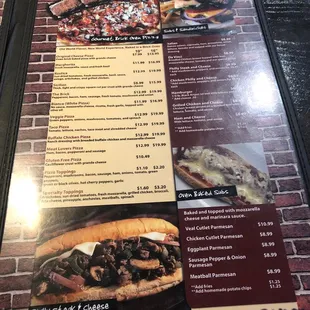 menu, oysters and mussels