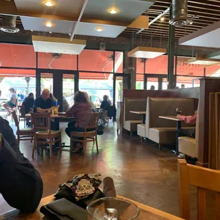 Outdoor area is full.