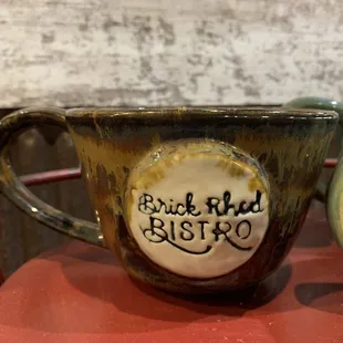 Custom pottery coffee mug by: Kelsey Daughtery