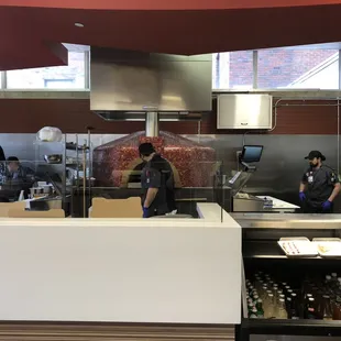 workers working in a restaurant