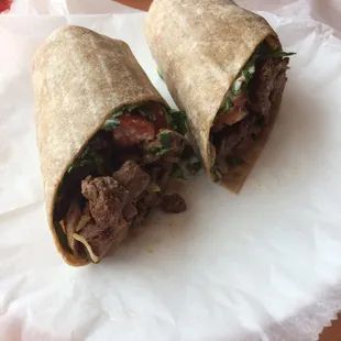 Steak wrap.